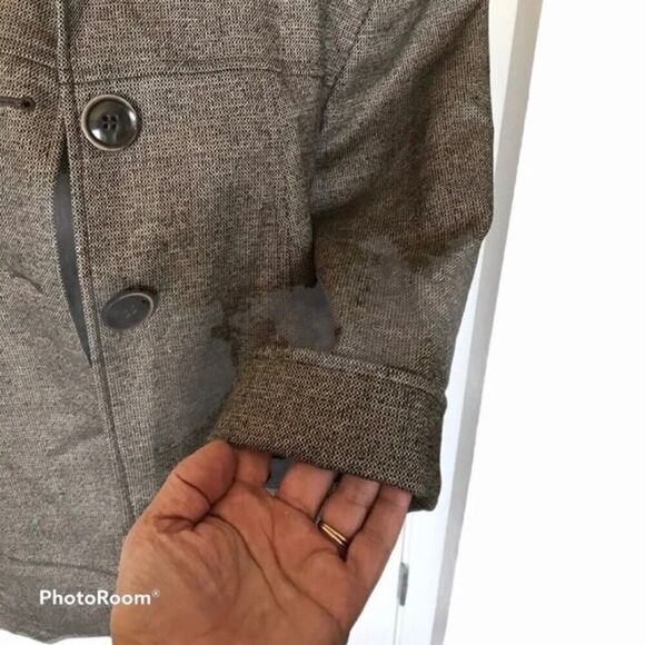 Lafayette 148 Tweed Wool Blend Blazer/Jacket Size 10P - Picture 5 of 13